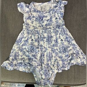 Posh peanut twirl bodysuit dress